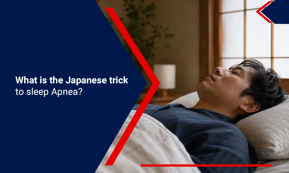 What is the Japanese trick to sleep Apnea