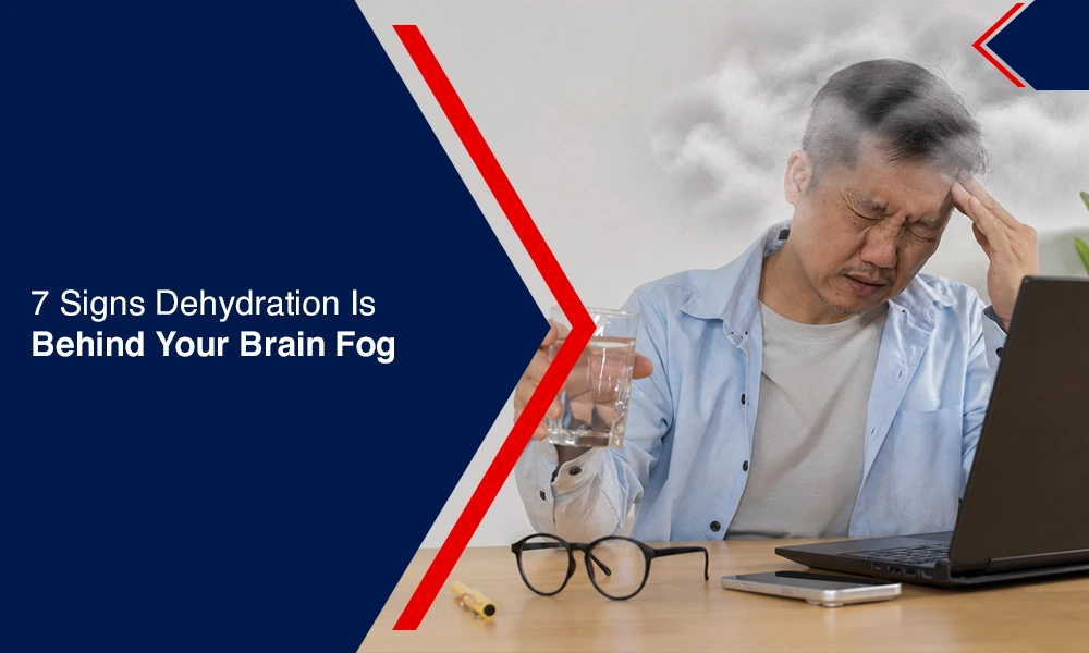 Dehydration and brain fog signs